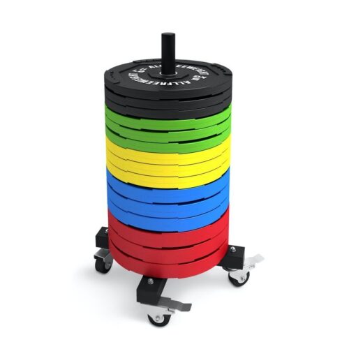 RACK DE DISCOS BUMPER AFW VERTICAL (CON RUEDAS)