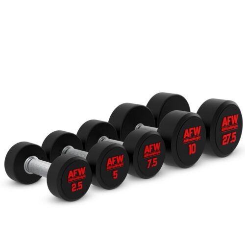 MANCUERNAS REDONDAS 37.5KG GOMA R (PAR) AFW