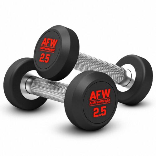 MANCUERNAS REDONDAS 2.5KG GOMA R PLUS (PAR) AFW