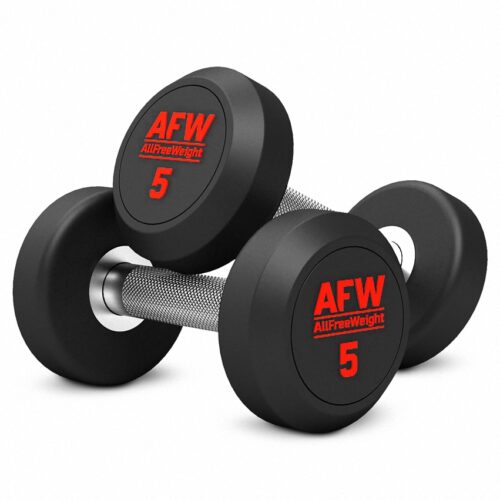 MANCUERNAS REDONDAS 5KG GOMA R PLUS (PAR) AFW