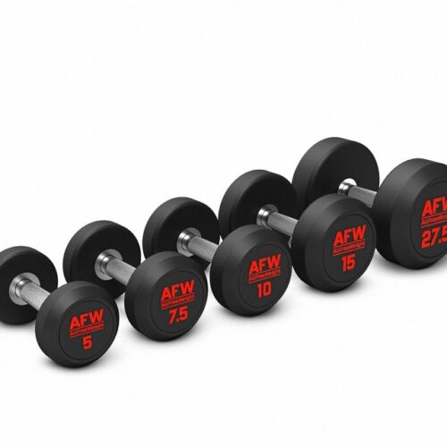 MANCUERNAS REDONDAS 42.5KG GOMA R PLUS (PAR) AFW