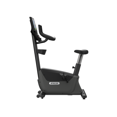230227_Peloton_Precor_UBK600_P84_BP_Left-square UBK 685 BICICLETA VERTICAL P84, CONSOLE 16" TOUCH SCREEN - CHROMECAST * BG