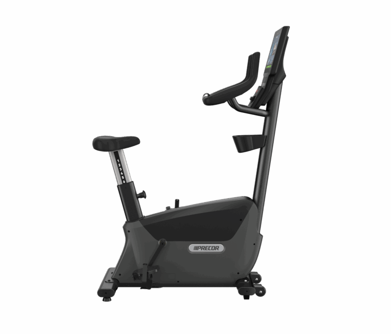 230227_Peloton_Precor_UBK600_P84_BP_Right-full UBK 685 BICICLETA VERTICAL P84, CONSOLE 16" TOUCH SCREEN - CHROMECAST * BG