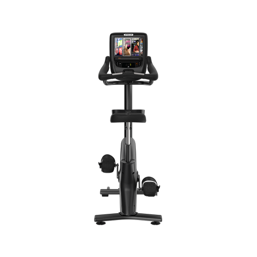 231107_Precor_ New_UBK800_P62_BP_Rear_V1-square UBK 865 BICICLETA VERTICAL P62, CONSOLE WITH PREVA - 10" TOUCHSCREEN/TV, USB/AUDIO BG