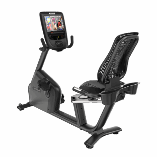 RBK 865 BICICLETA RECLINADA P62 CONSOLE WITH PREVA - 10" TOUCHSCREEN/TV, USB/AUDIO BG