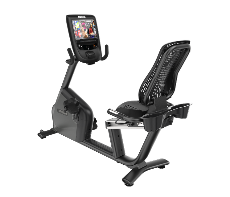 RBK 865 BICICLETA RECLINADA P62 CONSOLE W/ MEDIA ADAPTER - 10" TOUCHSCREEN/TV, USB/AUDIO BG