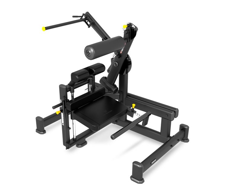 PWSGPL363BKPBLK GLUTEBUILDER GPL0363 AISLADOR DE GLUTEOS DE RODILLAS W/BLACK UPHOLSTERY BKP