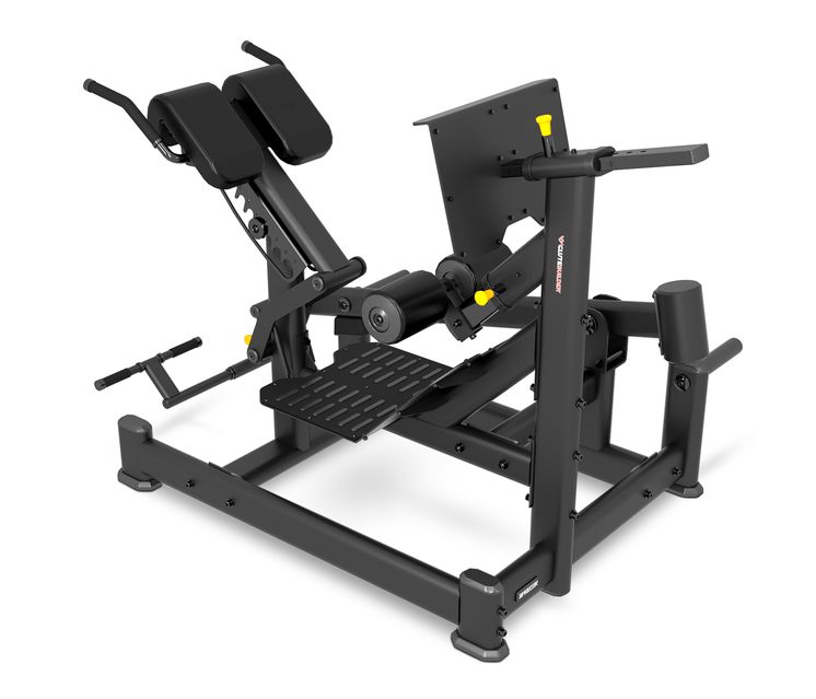 GLUTEBUILDER GPL0724 DOBLE EXTENSION DE CADERA A 45 W/BLACK UPHOLSTERY BKP