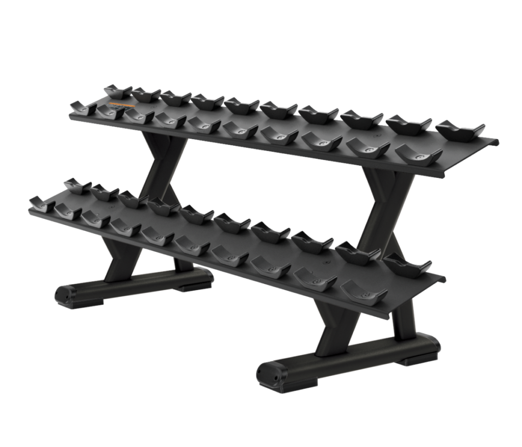 Discovery Dumbbell Rack De 2 Niveles Para 10 Pares DBR0812