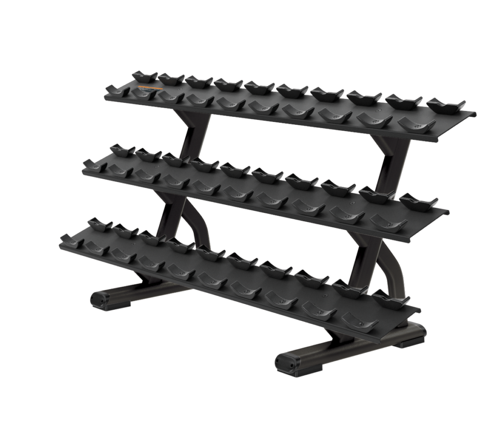 Discovery Dumbbell Rack De 3 Niveles Para 15 Pares DBR0815