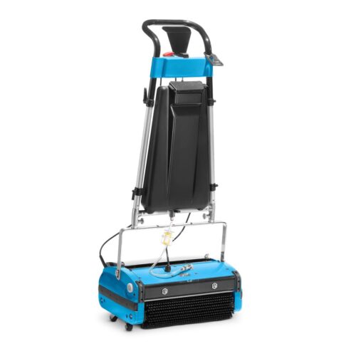 Fregadora para pavimento de caucho