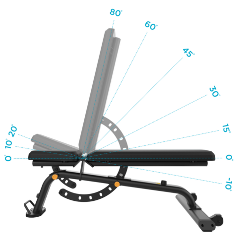 Vitality Banco Plano Reclinable VBR6117